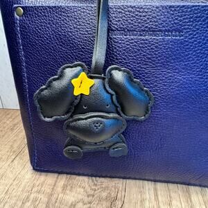 Black Fluffy Ear Dog Bag Charm Poodle Yorkie Small Dog Purse Charm Dog Gift NEW